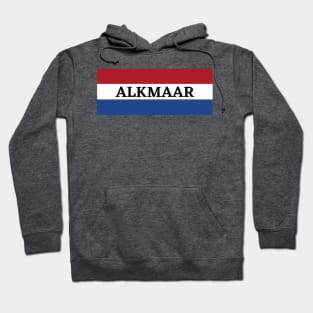 Alkmaar City in Dutch Flag Hoodie